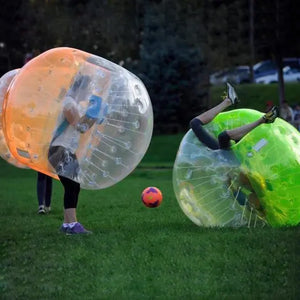 5 Orange 5 Green Bubble Soccer, Giant Bubble Ball