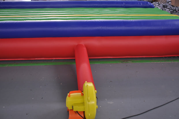Inflatable air track for gym tumbling used air track