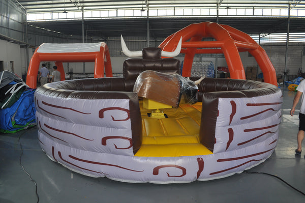 Amusement Park Inflatable Mechanical Bull Electric Rodeo Mech Bull Inflatable Mechanical Bull Riding