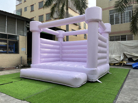 Commercial Custom Color Pastel Colour Bouncy Castle, Pastel purple  Bounce House For Party Rental