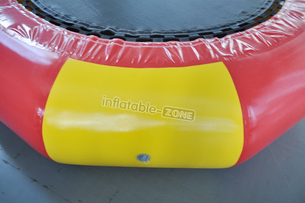 Red/yellow inflatable jumping trampoline water ,inflatable water trampoline 3m