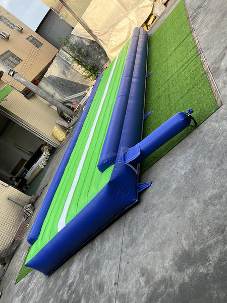 blue & green color air track mat gymnastic mats inflatable air track tumble track air mat air track yoga mat