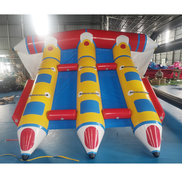 Commercial grade inflatable flying fish boat ,inflatable flying fish for sale