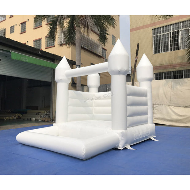 white bounce house with ball pit,white bounce house castle