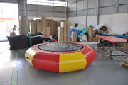 Red/yellow inflatable jumping trampoline water ,inflatable water trampoline 3m