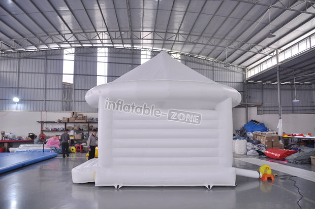Commercial all white jumping wedding castle,outdoor rental inflatable wedding bouncy castle for wedding party