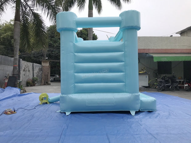 Fast shipping inflatable toddler bounce house pastel color bouncy castle for sale