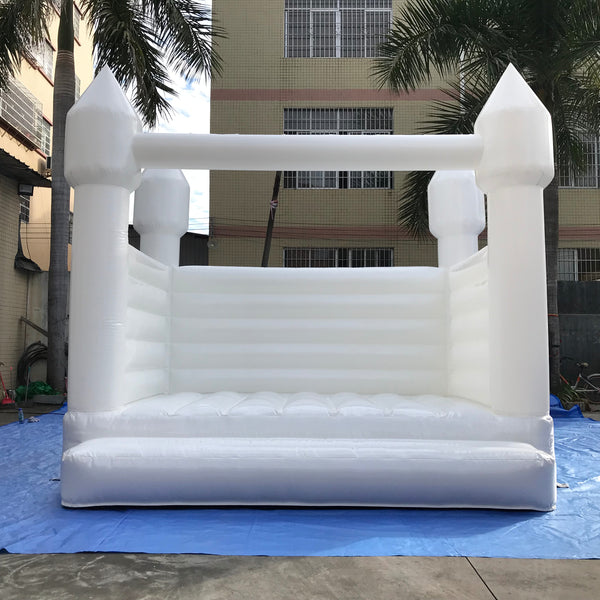 Wholesale price  toddler white bounce house,white bounce house slide
