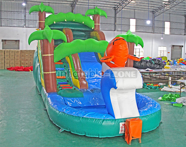 Hot selling customized attractive huge inflatable slide for children