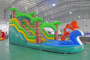 Hot selling customized attractive huge inflatable slide for children
