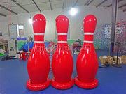 Inflatable human bowling game ,giant inflatable bowling pins,big inflatable bowling pin seller