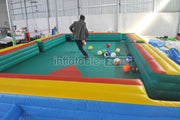 inflatable foot snock billiard ball, inflatable pool soccer table Snook football