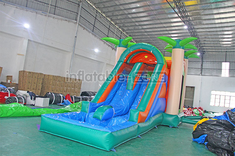 Alibaba inflatable slide manufacturer hot sale summer water slide games