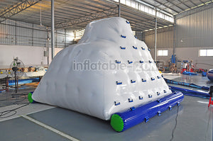 Best-selling water games inflatable icebery climbing wall