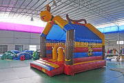 Giant funny inflatable slide bouncer commercial jumping castles