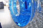 Transparent inflatable water roller, inflatable clear water rolling tube