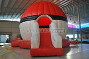 Inflatable bouncer pokeball castle, kids jumping pikachu pokeball castle