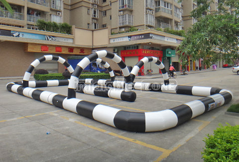 Good price inflatable karting track, Commercial Inflatable race track for karting