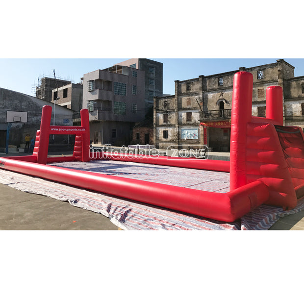 Outdoor sport games soccer field   inflatable rugby field
