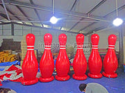 Inflatable human bowling game ,giant inflatable bowling pins,big inflatable bowling pin seller