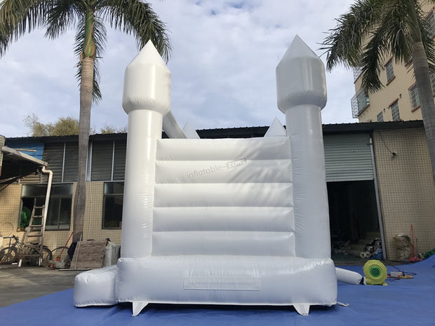 Wholesale price  toddler white bounce house,white bounce house slide
