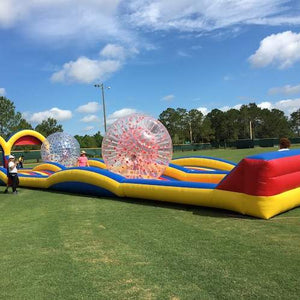 Inflatable Zorb Ball Ramp Game,Inflatable Zorbing ball  Race Track
