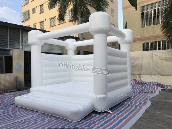 Commercial Hot sale white jumping castle indoor wedding inflatable bounce house for sale