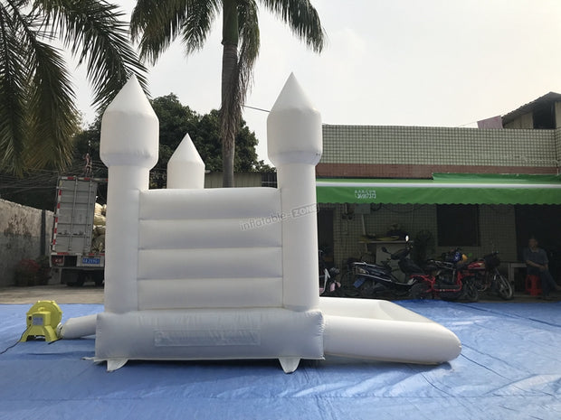 white bounce house with ball pit,white bounce house castle