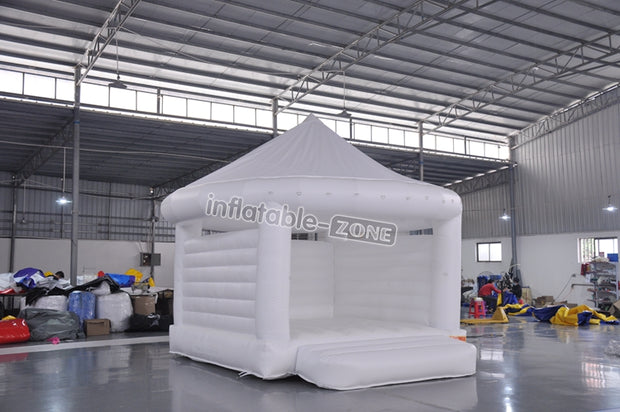 white wedding house for decoration ,inflatable bounce castle Wedding bounce house