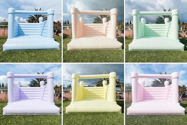 Pastel color pink blue  13 x13 adults all  wedding bounce house adult wedding bounce house on sale
