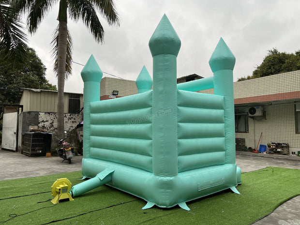 Pastel Green Wedding Bounce Jumping Castle, Wedding Bouncy House
