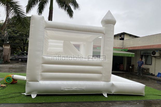 Inflatable wedding bounce house castle white bouncy house party