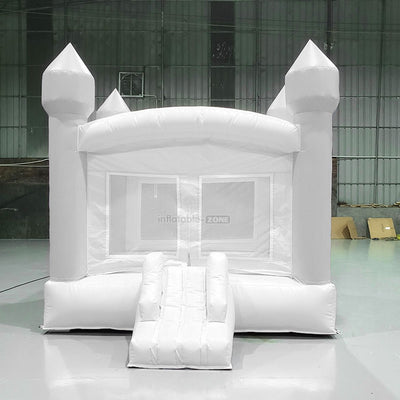 New Popular Bouncer Inflatable Wedding Bouncy Castle White Bounce House