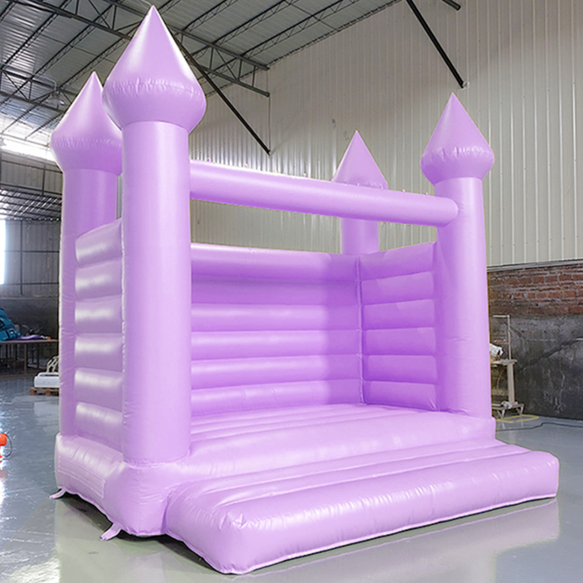 Purple Wedding Bounce House Inflatable Wedding Jumping Castle