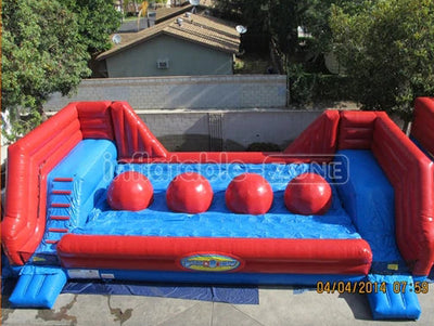 Big Balls Wipeout Run Inflatable Obstacle Course