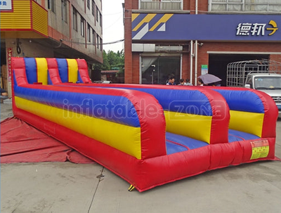 Promotion adult inflatable bungee run game for competition inflatable run race