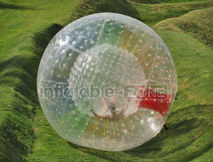 Inflatable Grass Zorbing Ball For Adults, Outdoor Play Inflatable Grass Zorb Ball
