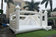 Inflatable Wedding Bounce Castle White Wedding Bounce House Wedding Moon Bounce