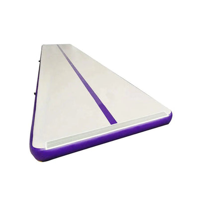 Lovely Purple Inflatable Airs Track Gym Mat, Air Tumble Track