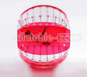 1.5m buble foot,bubble ball game,bumper soccer-red flower