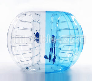 1.5M Bubble Soccer Mieten,Human Inflatable Bumper Bubble Balls-Half Blue
