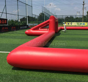 inflatable football field,Inflatable Football pitch,inflatable football court with four goals