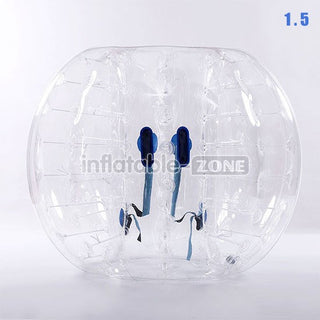 10Pcs 1.5M Clear PVC Bubble Football,1 Air Pump