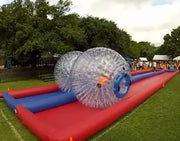 Zorbing Race Track Tunnel For Human Hamster Ball