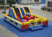 Durable Big inflatable fun city - airplane theme fun city at Xincheng inflatables ltd