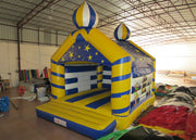 Wide inflatable Disney&#039;s Aladdin jumping classic Aladdin inflatable bouncer house PVC inflatable bouncer house