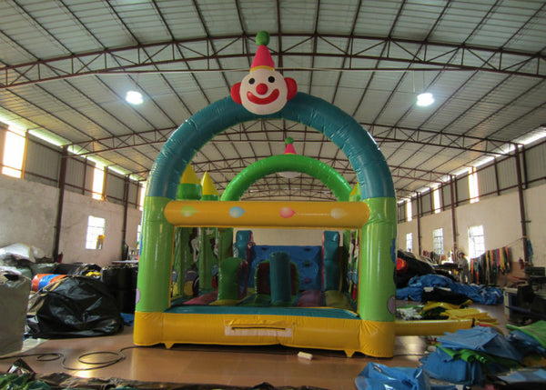 Circus clown inflatable combo classic inflatable clown combo funny inflatable combo for sale
