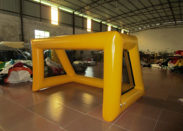 Digital Printing 0.55mm Pvc Tarpaulin Inflatable Football Games simple inflatable Soccer Door for practising