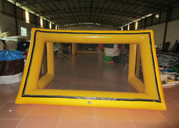 Digital Printing 0.55mm Pvc Tarpaulin Inflatable Football Games simple inflatable Soccer Door for practising