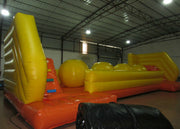 Exciting inflatable big ball jump game wipeout ball game on sale